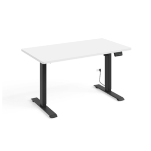 ArtBm Písací stôl BIMOTION | biela 140 x 70 cm Farba: Čierne nohy vyobraziť