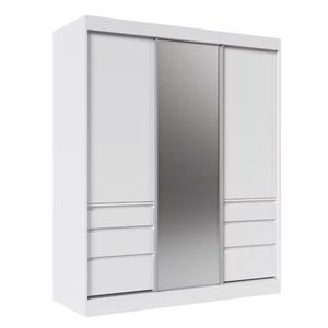 ArtAdrk Šatníková skriňa HAIDAR | biela 180 cm vyobraziť