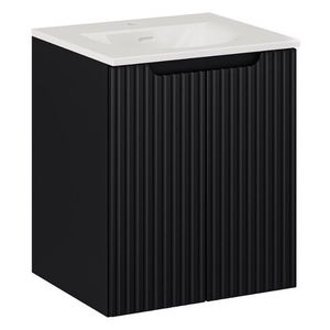 ArtCom Kúpeľňová skrinka s umývadlom NOVA Black U50/2 | 50 cm vyobraziť