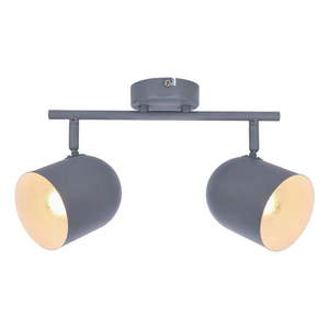 Modré stropné svietidlo s kovovým tienidlom 38x10 cm Azuro – Candellux Lighting vyobraziť
