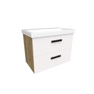 Kúpeľňová zostava Songa 65 cm 2S dub/biela vyobraziť