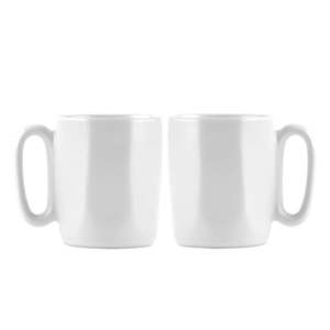 Biele hrnčeky na espresso z kameniny v súprave 2 ks 80 ml Fuori – Vialli Design vyobraziť