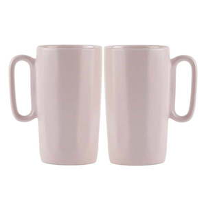 Ružové hrnčeky z kameniny v súprave 2 ks 330 ml Fuori – Vialli Design vyobraziť