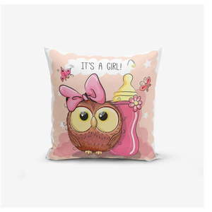 Detská obliečka na vankúš 43x43 cm Girl Owl – Mila Home vyobraziť