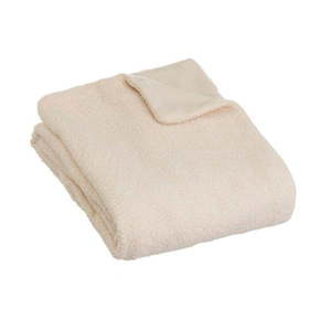 Béžová deka z materiálu buklé 160x130 cm Sherpa – Casa Selección vyobraziť