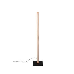 LED stojacia lampa v čierno-prírodnej farbe (výška 115 cm) Bellari – Trio vyobraziť