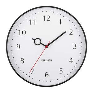 Nástenné hodiny ø 30 cm Loupe – Karlsson vyobraziť