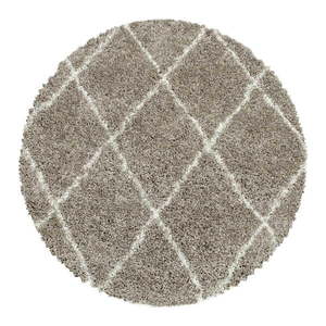 Svetlohnedý okrúhly koberec ø 80 cm Alvor – Ayyildiz Carpets vyobraziť
