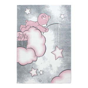 Ružovo-sivý detský koberec 140x200 cm Kids – Ayyildiz Carpets vyobraziť