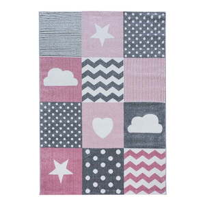 Ružovo-sivý detský koberec 160x230 cm Kids – Ayyildiz Carpets vyobraziť