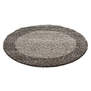 Hnedý okrúhly koberec ø 160 cm Life – Ayyildiz Carpets vyobraziť
