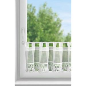 ArtFir Krátka záclona ROXANA PU | biela 150 x 30 cm vyobraziť