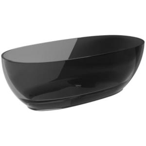 Voľne stojaca vaňa Mexa 170/78 Carbon Grey sifón klik-klak čierna mat vyobraziť