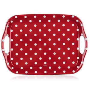 Tácka s úchytmi Dots 36x25, 5cm červená 12530541 vyobraziť