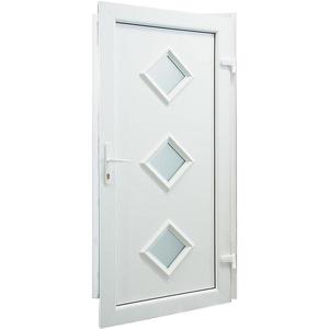 Dvere vchodové Mary D27 90P biele vyobraziť