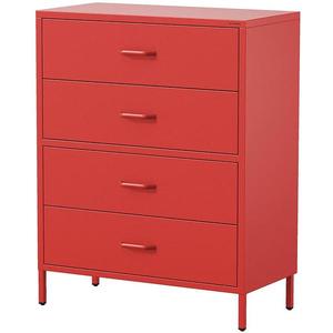 Komoda kovová Carla Modern Red vyobraziť
