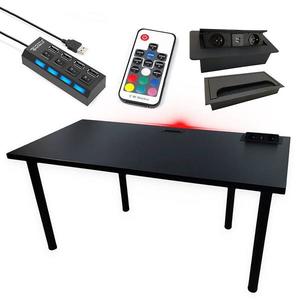 Písací Stôl Top Čierna 120x60x3, 6 Model 3 vyobraziť