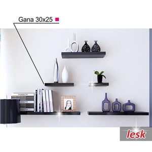 Nástenná polička GANA 30x25 Tempo Kondela vyobraziť