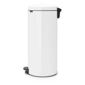 Biely nášľapný oceľový odpadkový kôš 30 l NewIcon – Brabantia vyobraziť