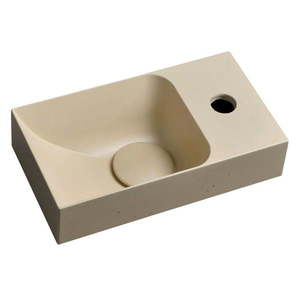 Krémové betónové umývadlo 31x17 cm Piccolino – Sapho vyobraziť