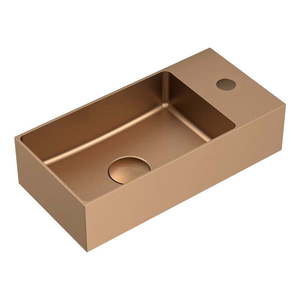 Antikoro umývadlo v medenej farbe 36, 5x18 cm Aurum – Sapho vyobraziť