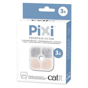 Filtre do vodnej fontány pre mačku v súprave 3 ks Catit Pixi - Plaček Pet Products vyobraziť