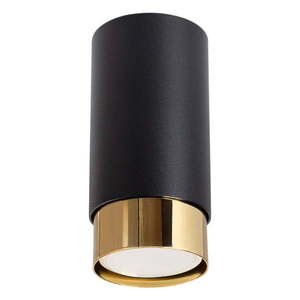 Stropné svietidlo v čierno-zlatej farbe Crown – Nice Lamps vyobraziť