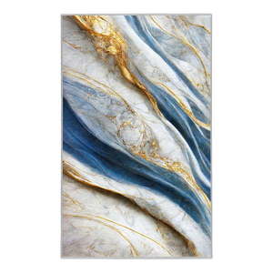 Modrý prateľný koberec 160x230 cm Golden Spill – Mila Home vyobraziť