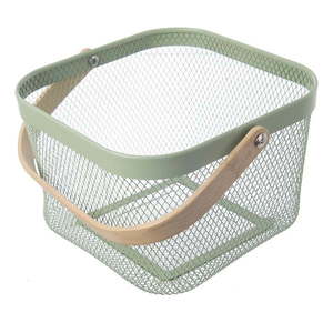 Drôtený kovový košík 24, 5x24, 5x30 cm Greenish – Orion vyobraziť