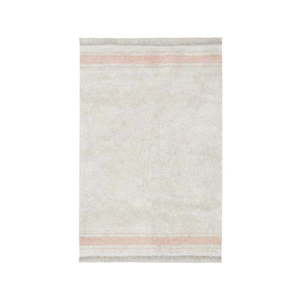Ružovo-krémový prateľný ručne tkaný bavlnený koberec 90x130 cm Gastro Rose – Lorena Canals vyobraziť