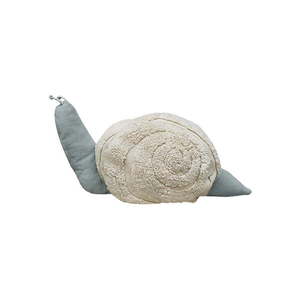 Svetlozeleno-krémový detský puf Mr. Snail – Lorena Canals vyobraziť