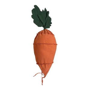 Zeleno-oranžový detský puf Cathy the Carrot – Lorena Canals vyobraziť