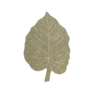 Kaki prateľný ručne tkaný bavlnený detský koberec 120x180 cm Monstera Olive – Lorena Canals vyobraziť