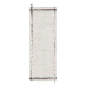 Krémový prateľný ručne tkaný bavlnený behúň 80x230 cm Cuisine Natural – Lorena Canals vyobraziť