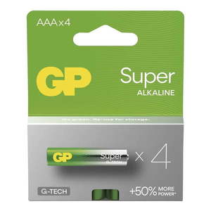 Alkalické batérie AAA 4 ks Super – EMOS vyobraziť