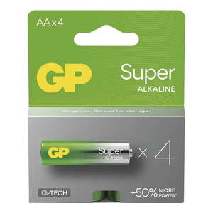 Alkalické batérie AA 4 ks Super – EMOS vyobraziť