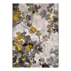 Žlto-šedý koberec Universal Bukit Mustard, 140 x 200 cm vyobraziť
