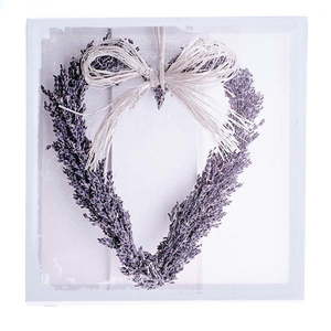 Obraz na plátne s levanduľou Dakls Heart, 28 x 28 cm vyobraziť