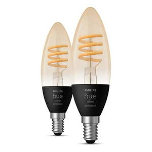 LED žiarovky v súprave 2 ks E14, 5 W White ambiance – Philips Hue vyobraziť