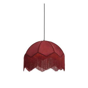 Vínové závesné svietidlo s textilným tienidlom ø 60 cm Malacia – Light & Living vyobraziť