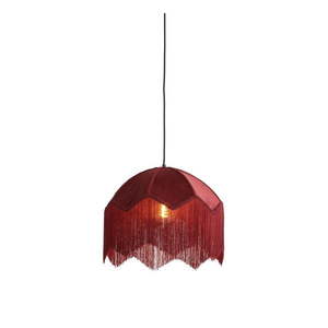Vínové závesné svietidlo s textilným tienidlom ø 40 cm Malacia – Light & Living vyobraziť
