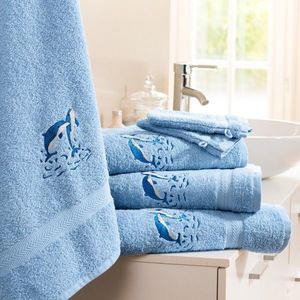 Froté kúpeľňový textil s výšivkou delfína zn. Colombine® vyobraziť