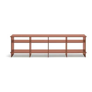 TV stolík v tehlovej farbe 180x50x40 cm Inari – Teulat vyobraziť