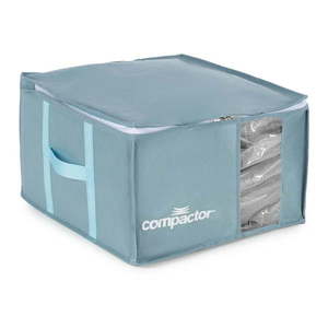 Vákuový plastový úložný box na oblečenie 42x40x25 cm Blue Edition – Compactor vyobraziť