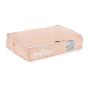 Vákuový plastový úložný box pod posteľ 65x45x15, 5 cm Pink Edition – Compactor vyobraziť