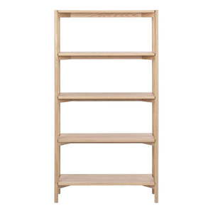 Knižnica v dekore duba v prírodnej farbe 86x160x30 cm Braidwood – Actona vyobraziť