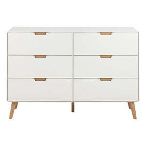 Biela komoda 135x90x40 cm Lowell – Actona vyobraziť