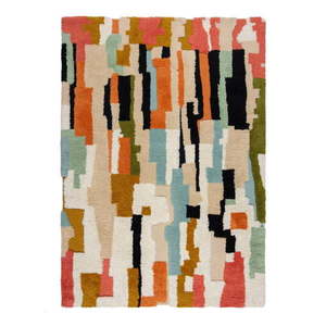 Ručne tkaný vlnený koberec 120x170 cm Zagora Geo Shaggy – Flair Rugs vyobraziť
