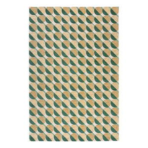 Žlto-zelený koberec 155x230 cm Carlos Circle Geo - Flair Rugs vyobraziť