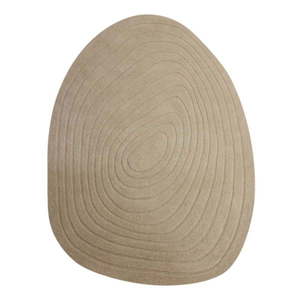 Krémový vlnený koberec 160x230 cm Puddle Wool - Flair Rugs vyobraziť